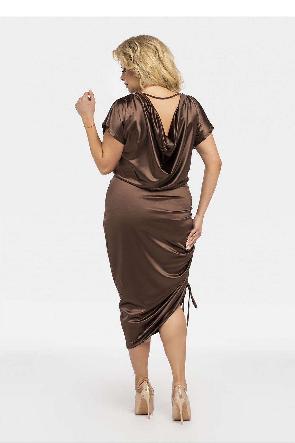 Plus size dress model 190944 Karko