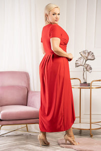 Plus size dress model 191370 Karko