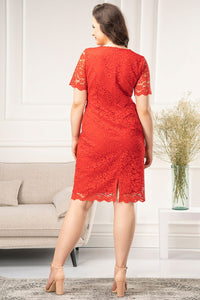 Plus size dress model 191387 Karko