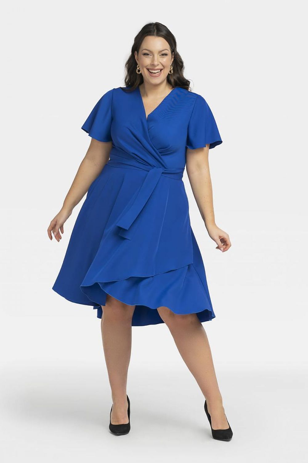 Plus size dress model 196887 Karko