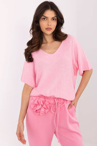  Short sleeve sweater model 210000 Italy Moda 
