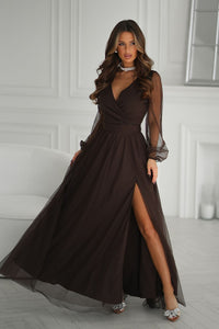  Long dress model 220610 Bicotone 