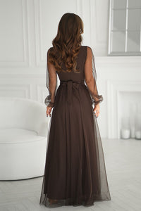  Long dress model 220610 Bicotone 