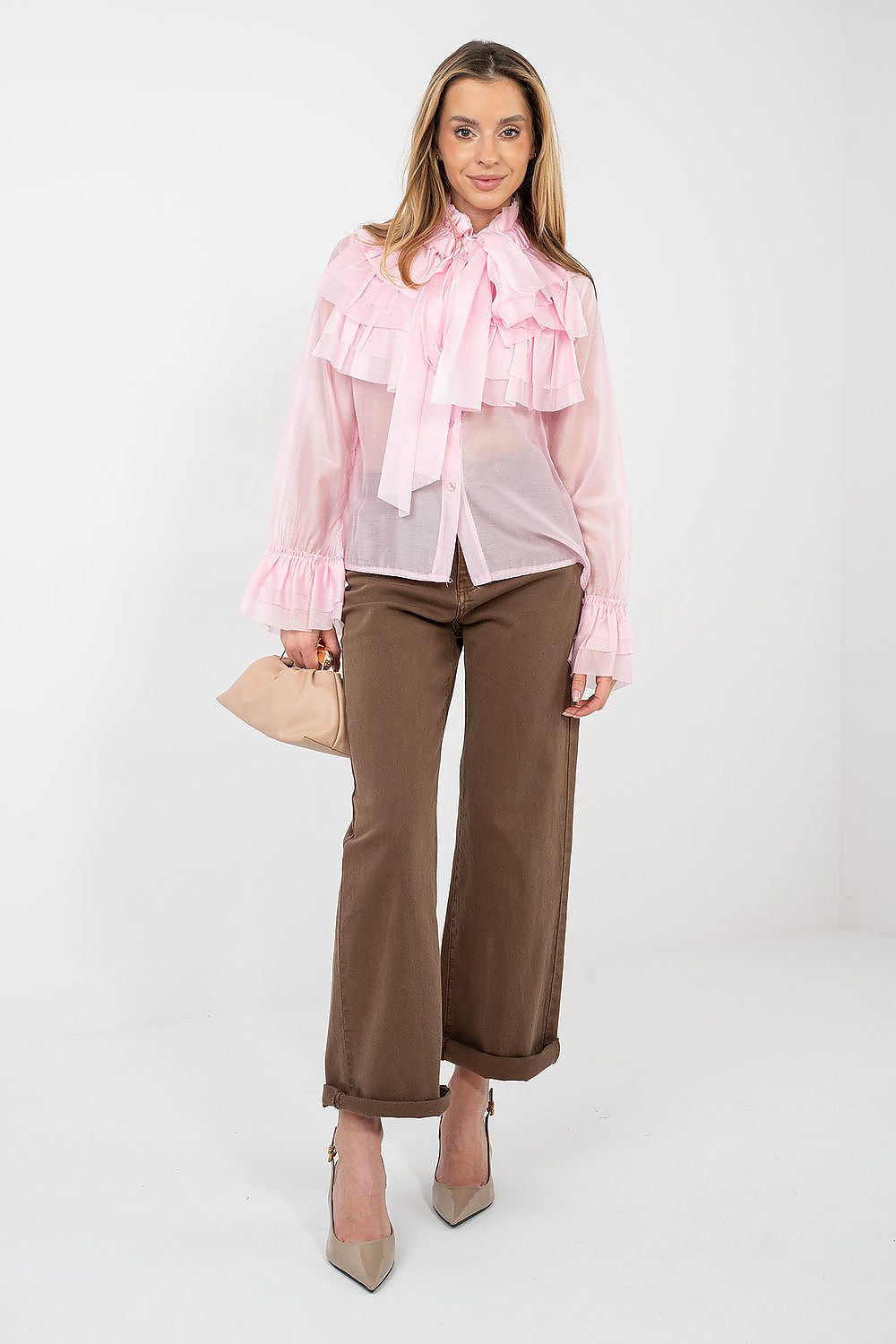  Long sleeve shirt model 223741 Factory Price 