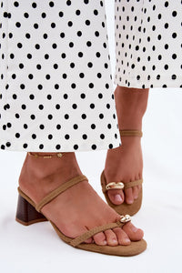  Heeled sandals model 228795 Step in style 