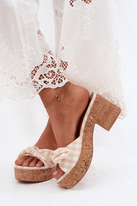  Heeled sandals model 228984 Step in style 