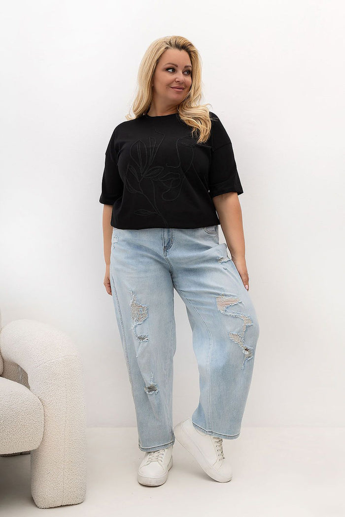  Plus size T-shirt model 230453 Relevance 