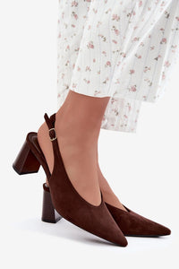  Block heel pumps model 230728 Step in style 