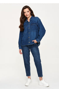  Long sleeve shirt model 230871 Makadamia 