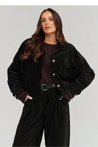  Corduroy jacket model 232014 Makadamia 