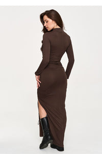 Long dress model 232018 Makadamia 