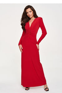  Long dress model 232508 Makadamia 