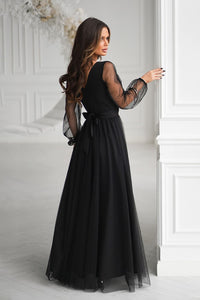  Long dress model 232800 Bicotone 