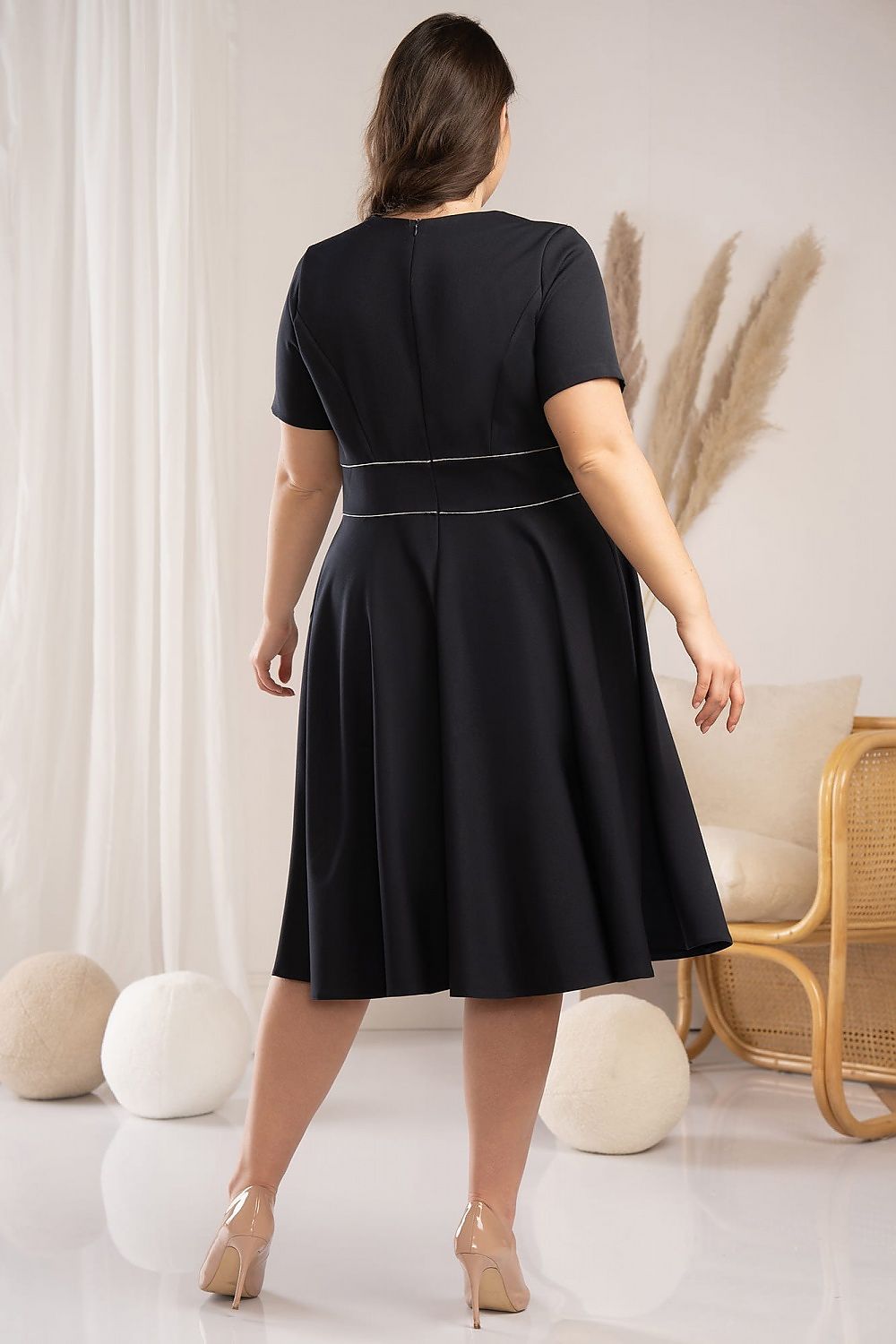 Plus size dress model 178554 Karko