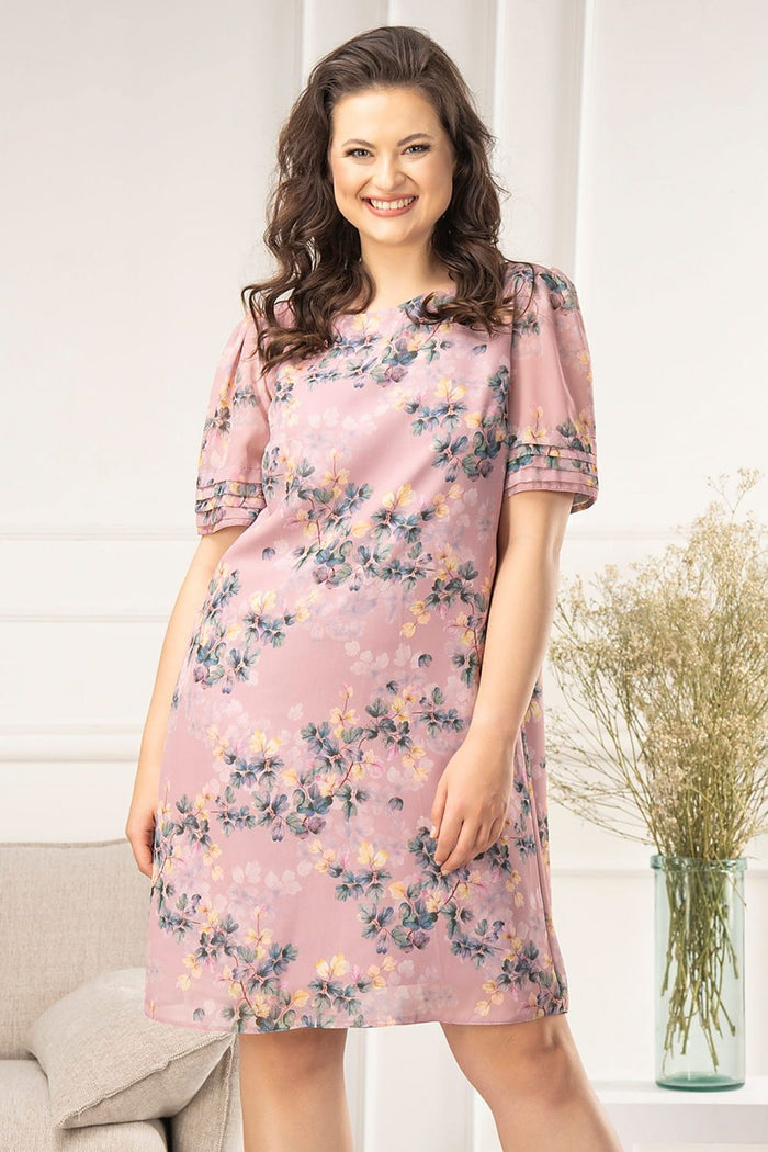 Plus size dress model 180446 Karko