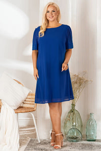 Plus size dress model 180450 Karko