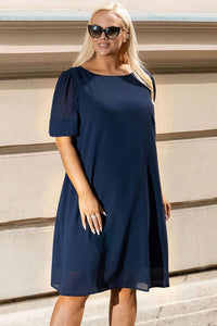 Plus size dress model 180452 Karko