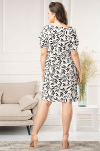 Plus size dress model 180453 Karko