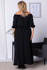 Plus size dress model 182180 Karko