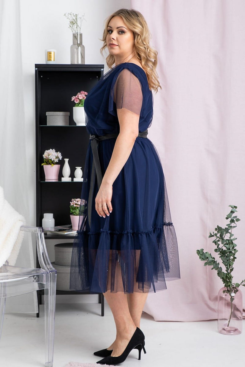 Plus size dress model 183333 Karko