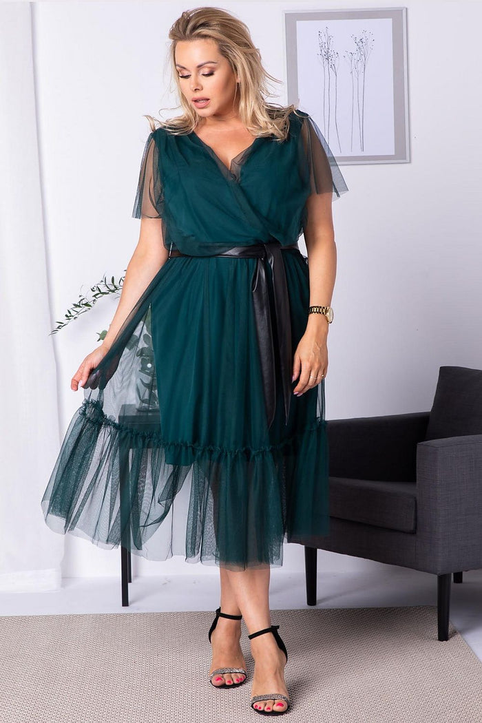 Plus size dress model 183335 Karko