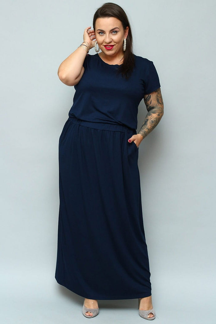 Plus size dress model 183390 Karko