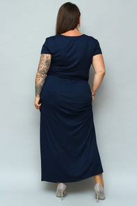 Plus size dress model 183390 Karko