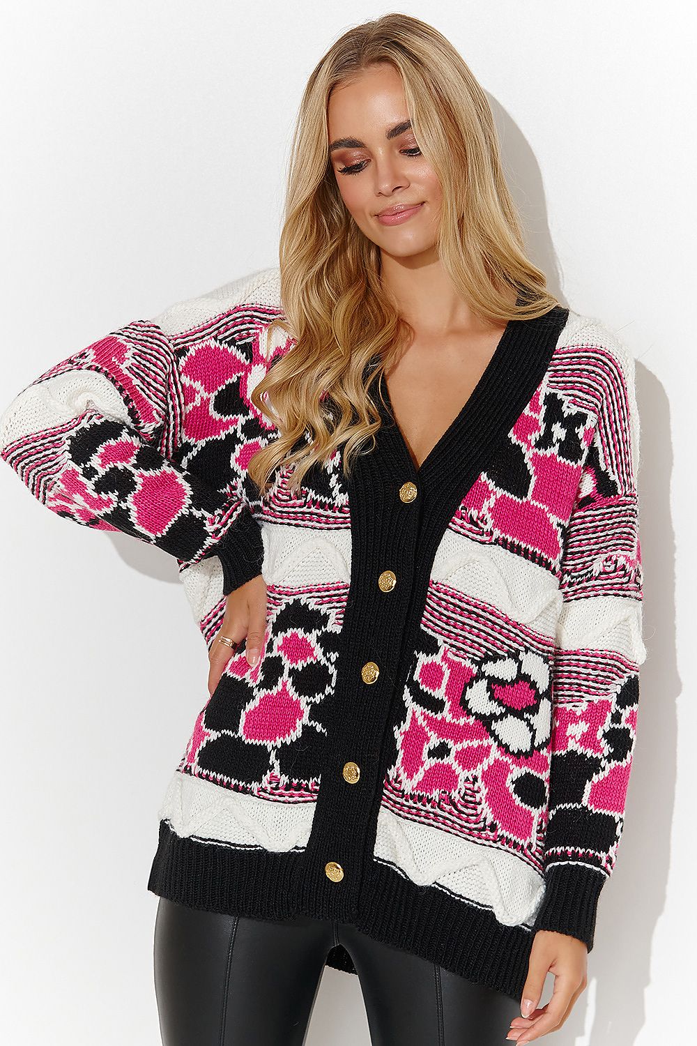 Cardigan model 185513 Makadamia