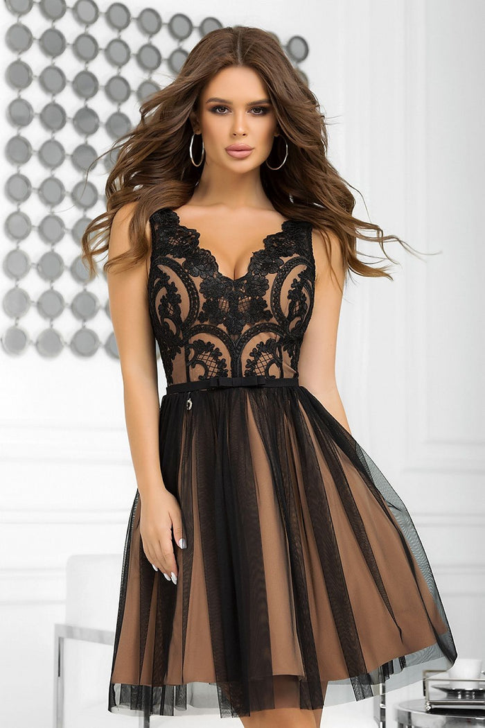 Evening dress model 151638 Bicotone