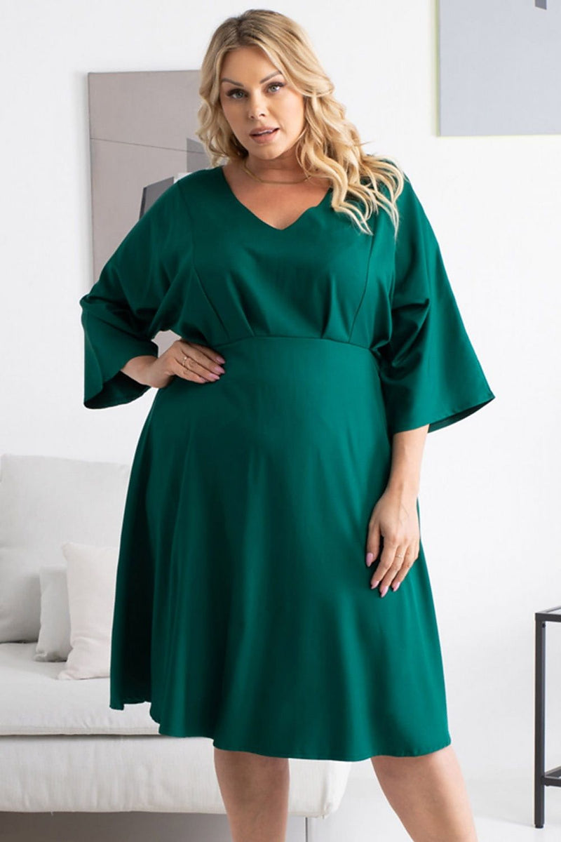 Plus size dress model 168958 Karko