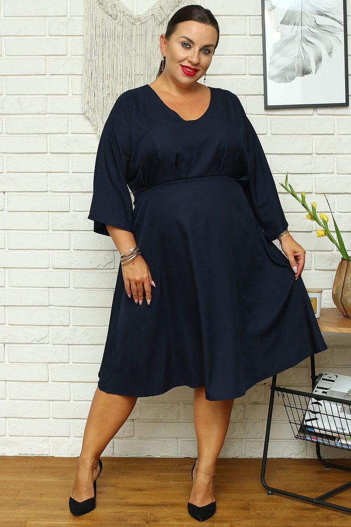 Plus size dress model 168960 Karko