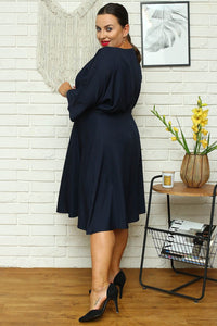 Plus size dress model 168960 Karko