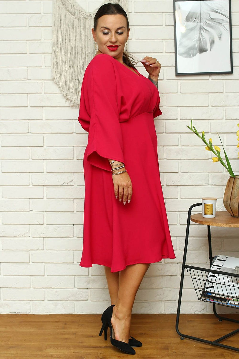 Plus size dress model 168961 Karko