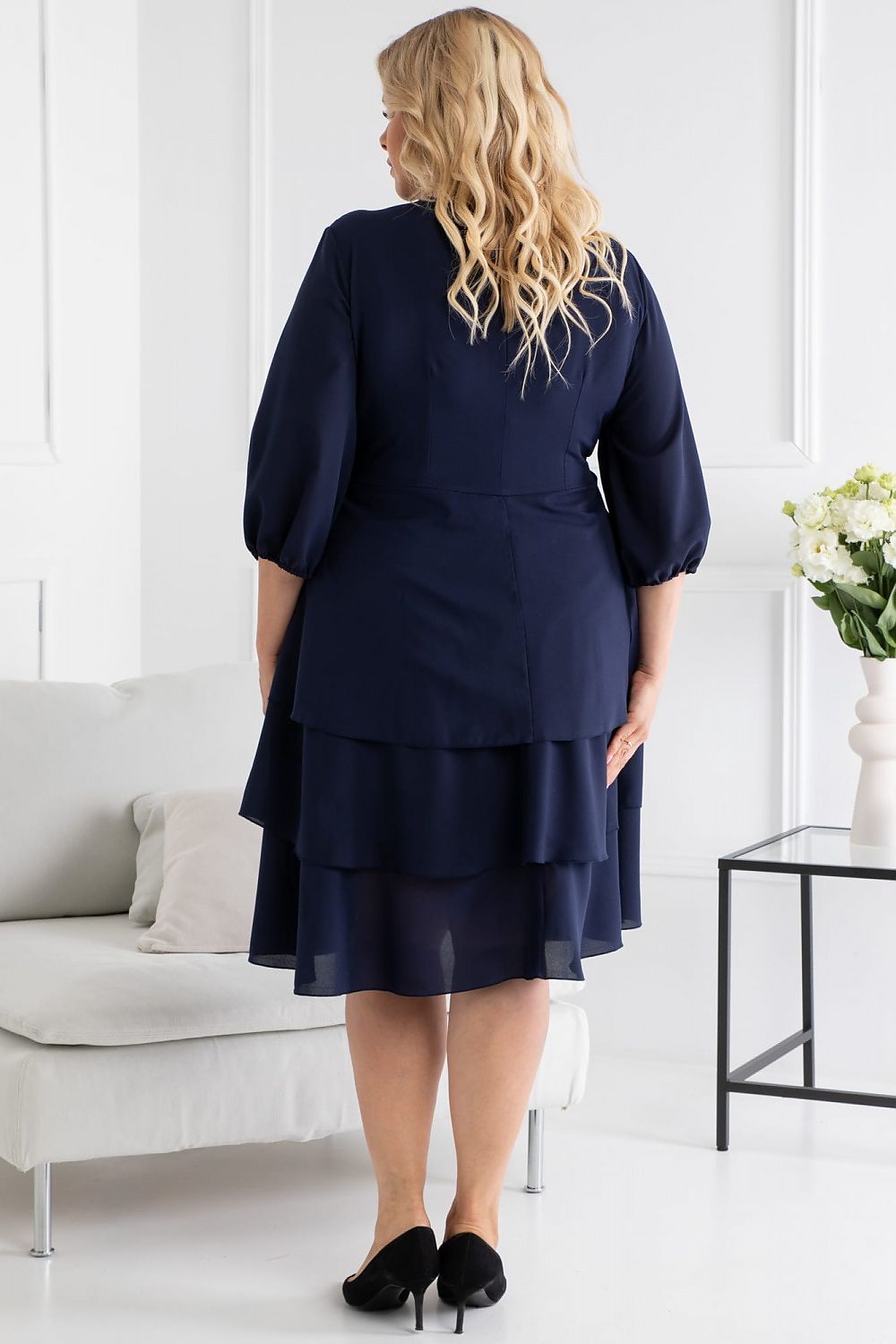 Plus size dress model 168966 Karko