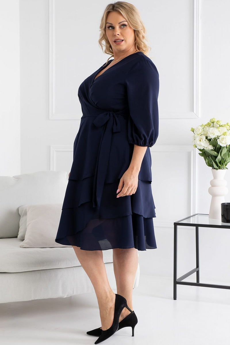 Plus size dress model 168966 Karko