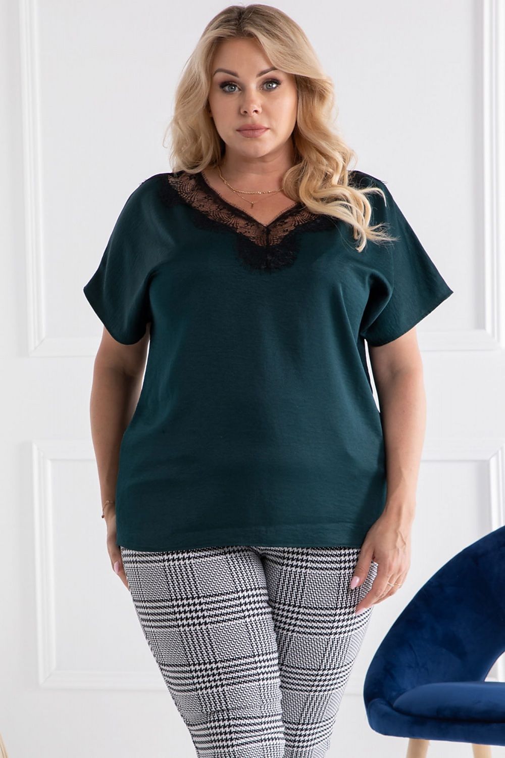 Plus size blouse model 169001 Karko