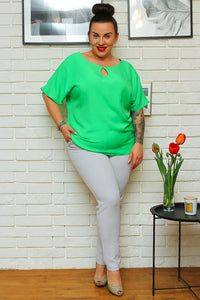 Plus size blouse model 169032 Karko