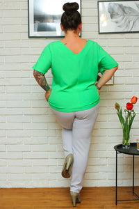 Plus size blouse model 169032 Karko