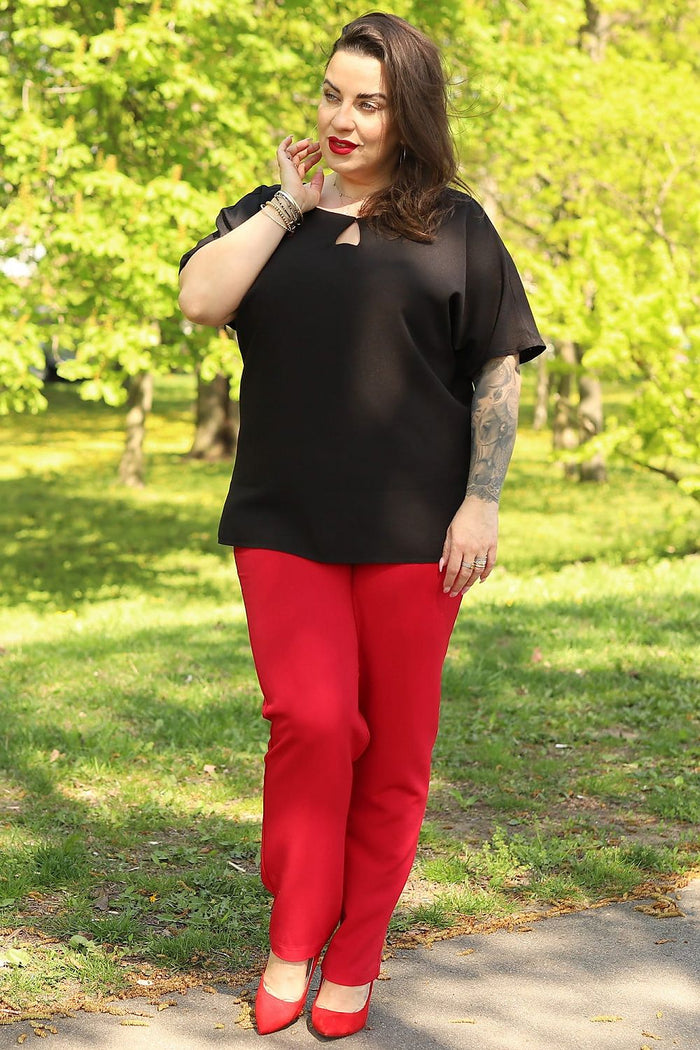 Plus size blouse model 169033 Karko