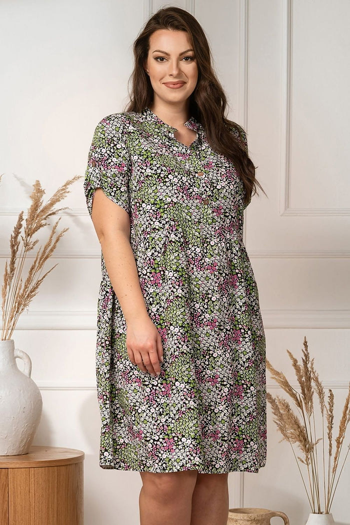 Plus size dress model 169052 Karko