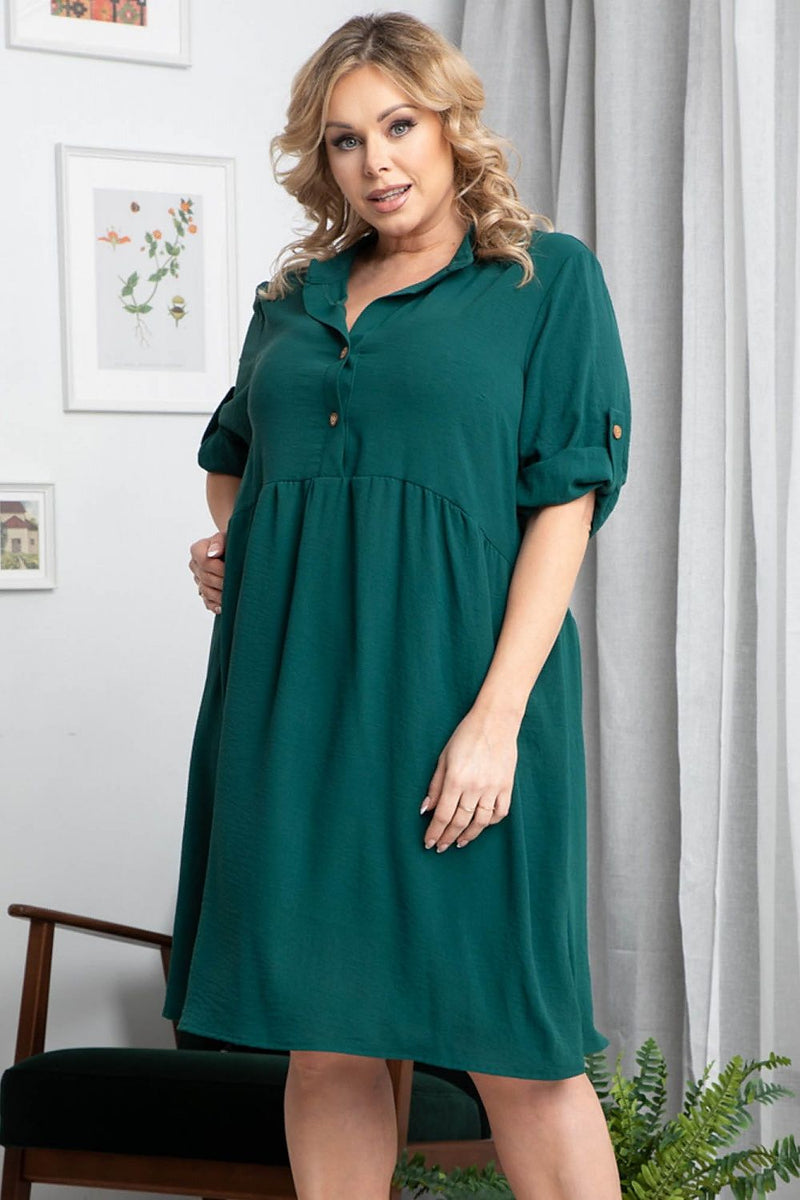 Plus size dress model 169058 Karko