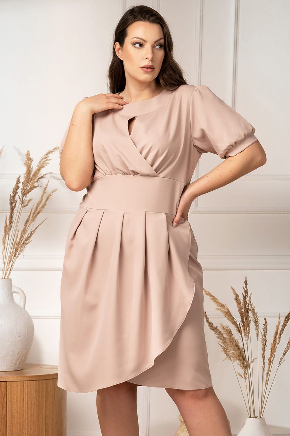 Plus size dress model 169159 Karko