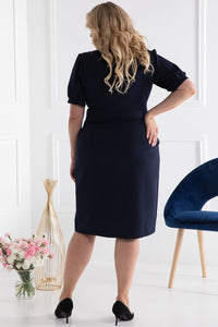 Plus size dress model 169160 Karko