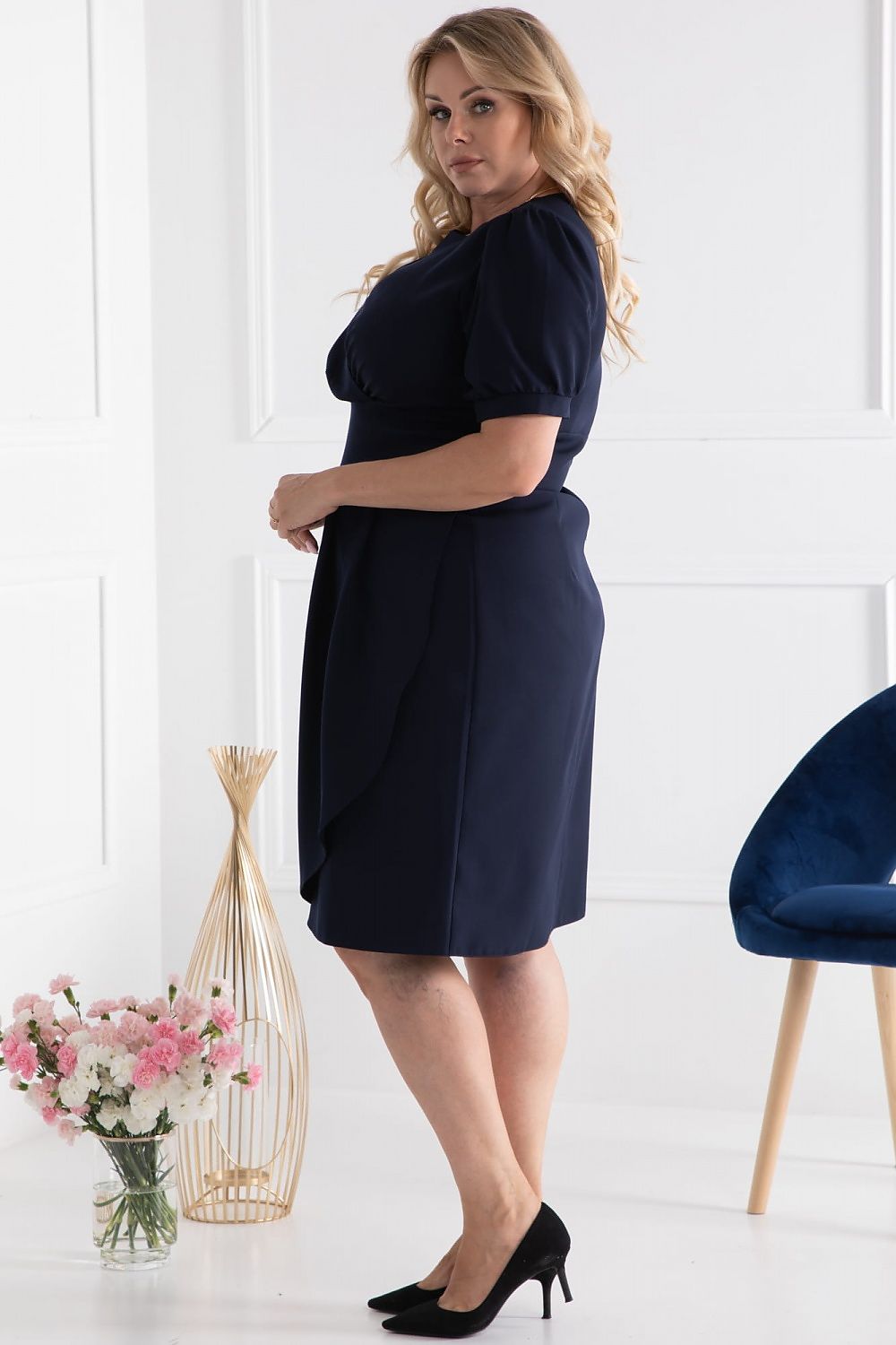 Plus size dress model 169160 Karko