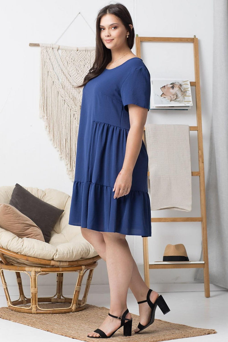 Plus size dress model 169244 Karko