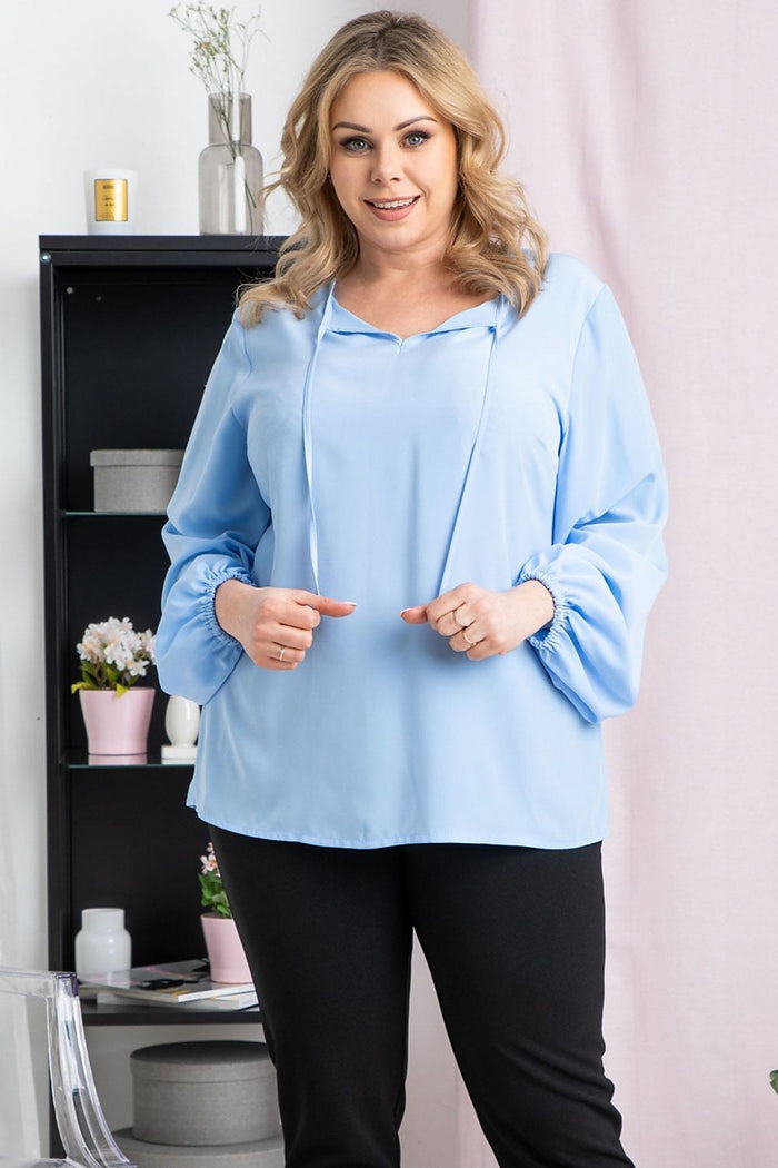 Plus size blouse model 169691 Karko