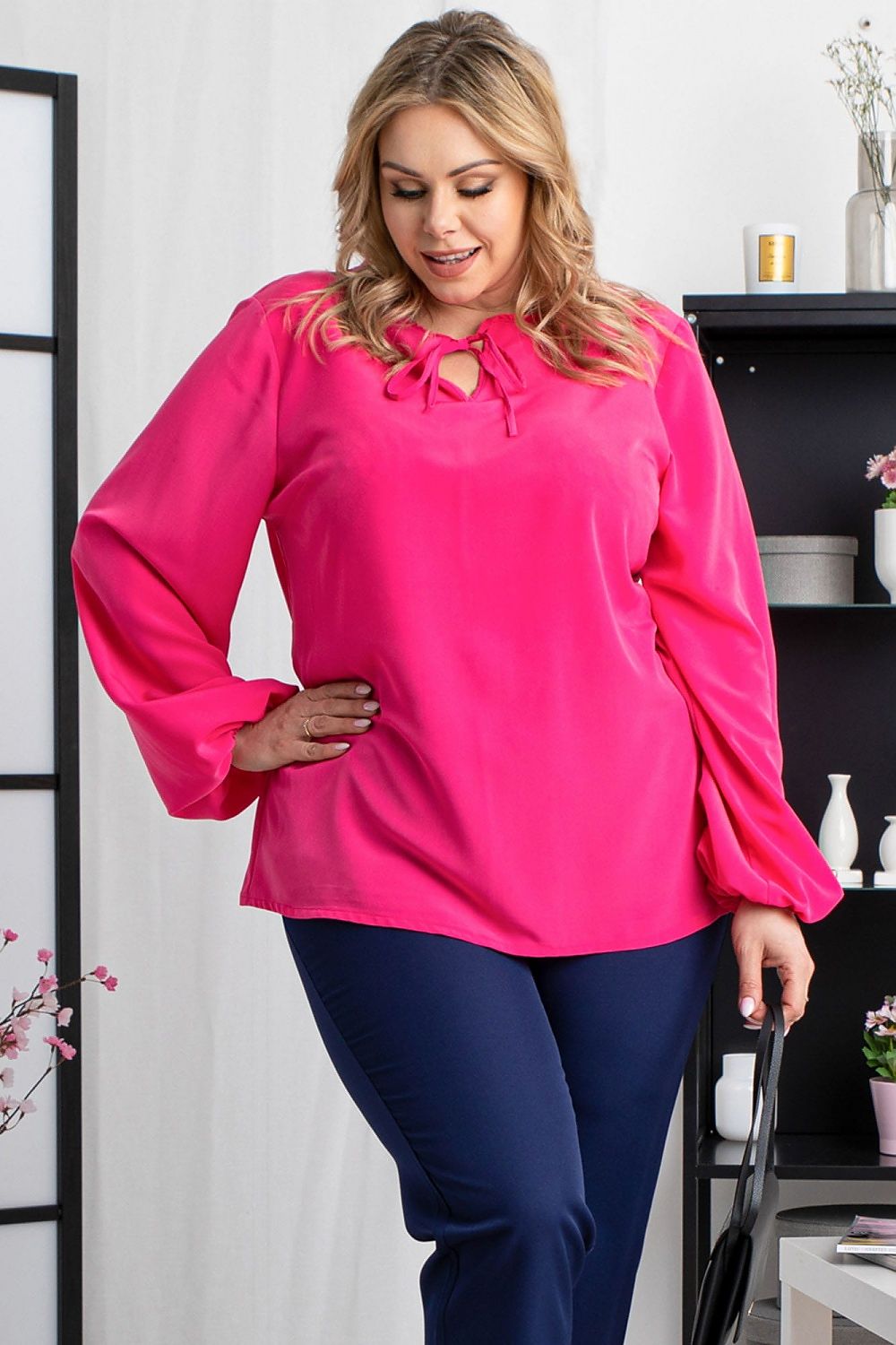 Plus size blouse model 169692 Karko