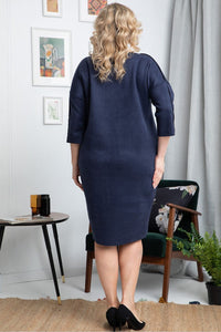 Plus size dress model 175220 Karko