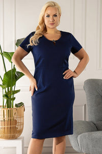 Plus size dress model 175228 Karko