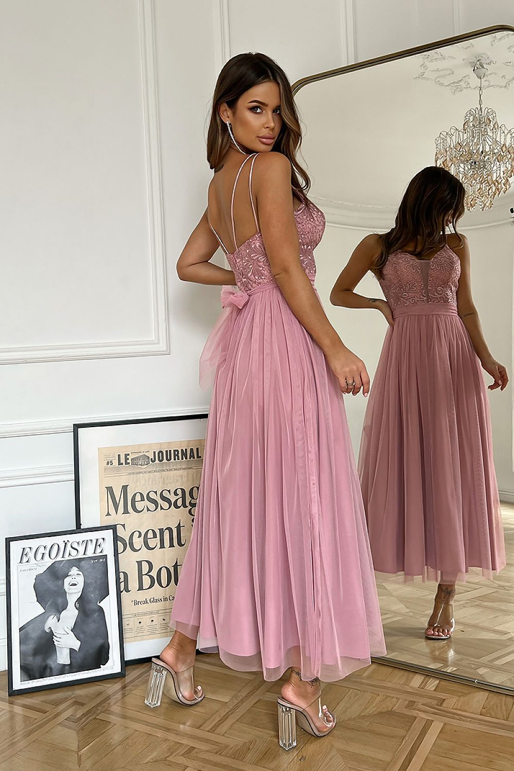 Evening dress model 180781 Bicotone
